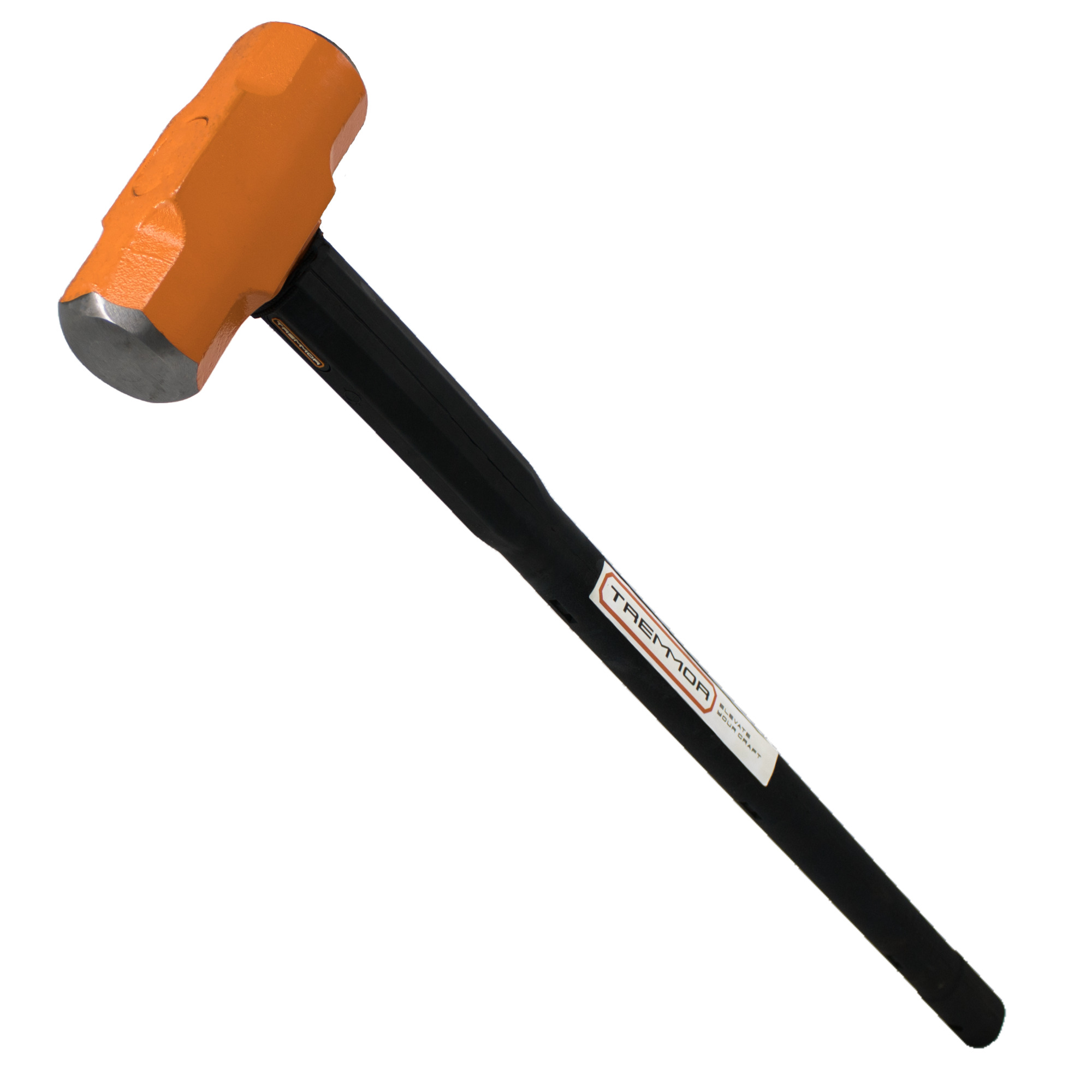 TREMMOR Sledge Hammer 12lb Heavy Duty Sledgehammer with IRON CORE Steel Reinforced Rubber Handle | Sledgehammers for Demo, Pros, Industrial (36 in. Length) TR1645